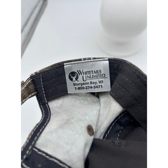 Whitetails Unlimited Baseball Cap Hat Strap Back Deer Hunting Cap - Picture 5 of 5